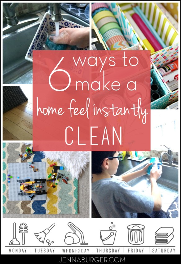 6 Ways to make a Home Feel + Look Instantly Clean