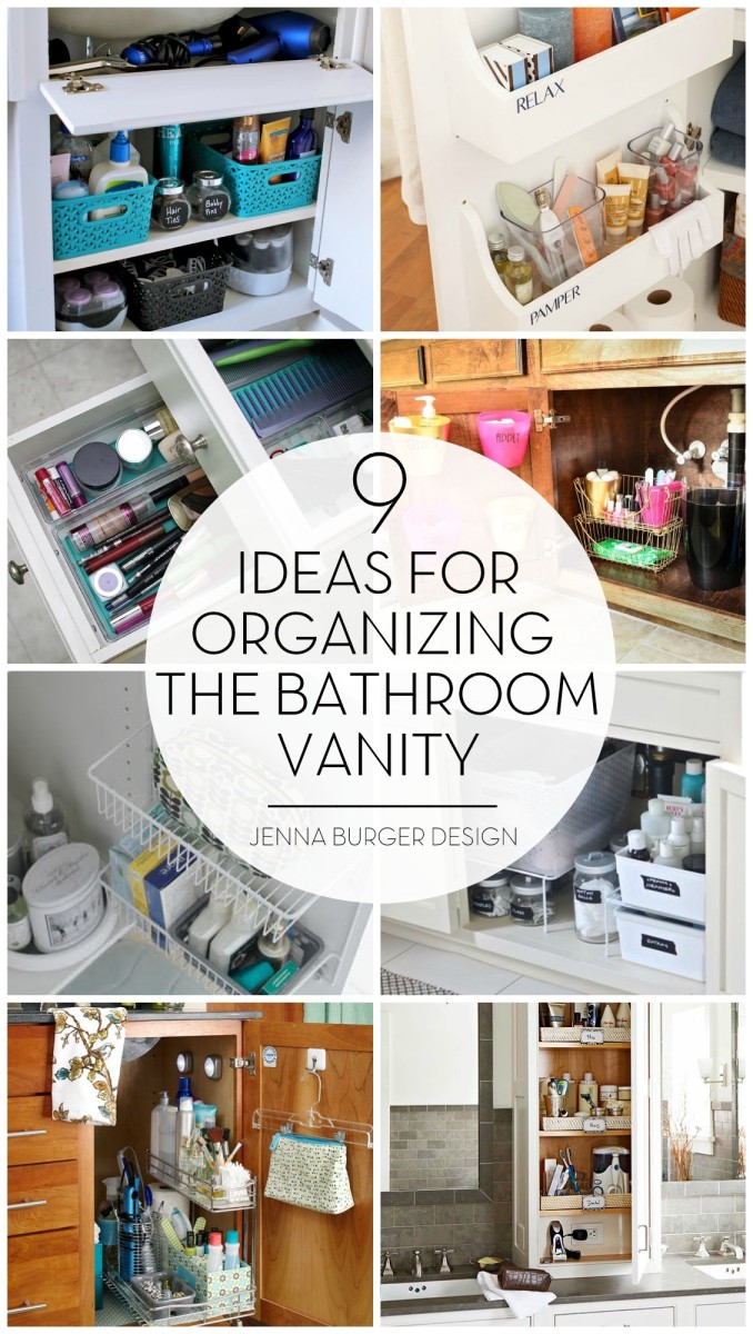 BATHROOM ORGANIZATION: Organizational ideas + tips for the bathroom vanity
