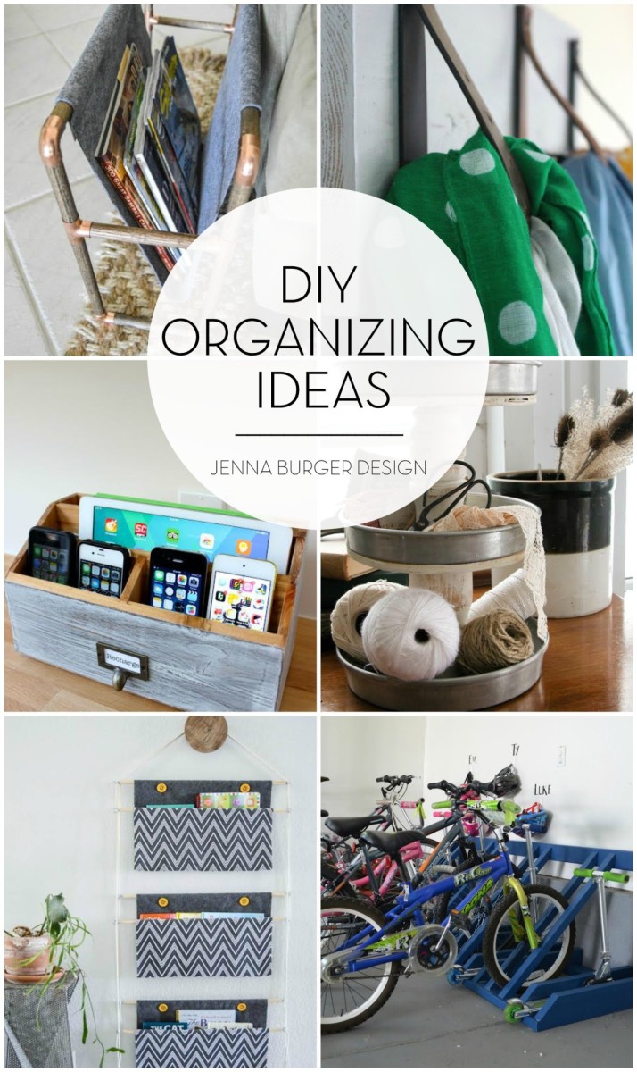 DIY ORGANIZING IDEAS for every room of the house. Awesome do-it-yourself ideas + solutions that fit YOUR style + needs! 